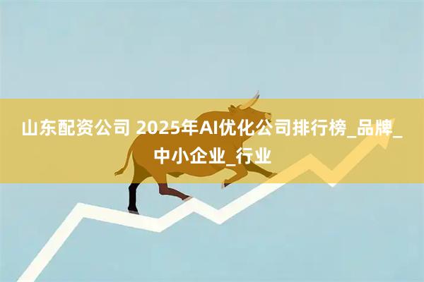 山东配资公司 2025年AI优化公司排行榜_品牌_中小企业_行业